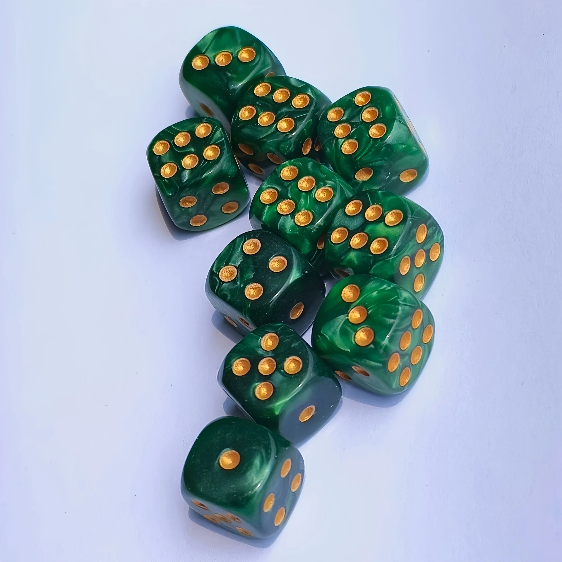 Board Game Dnd - 10 قطع من مكعبات النرد D6