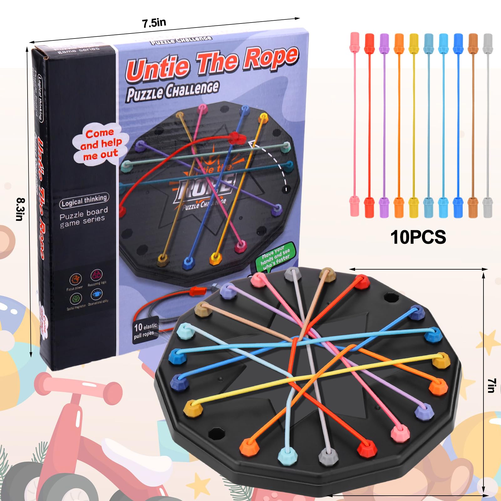 لعبة لوحية للأطفال لفك الحبل،  - مراجعة Board Game Quarto وسعره