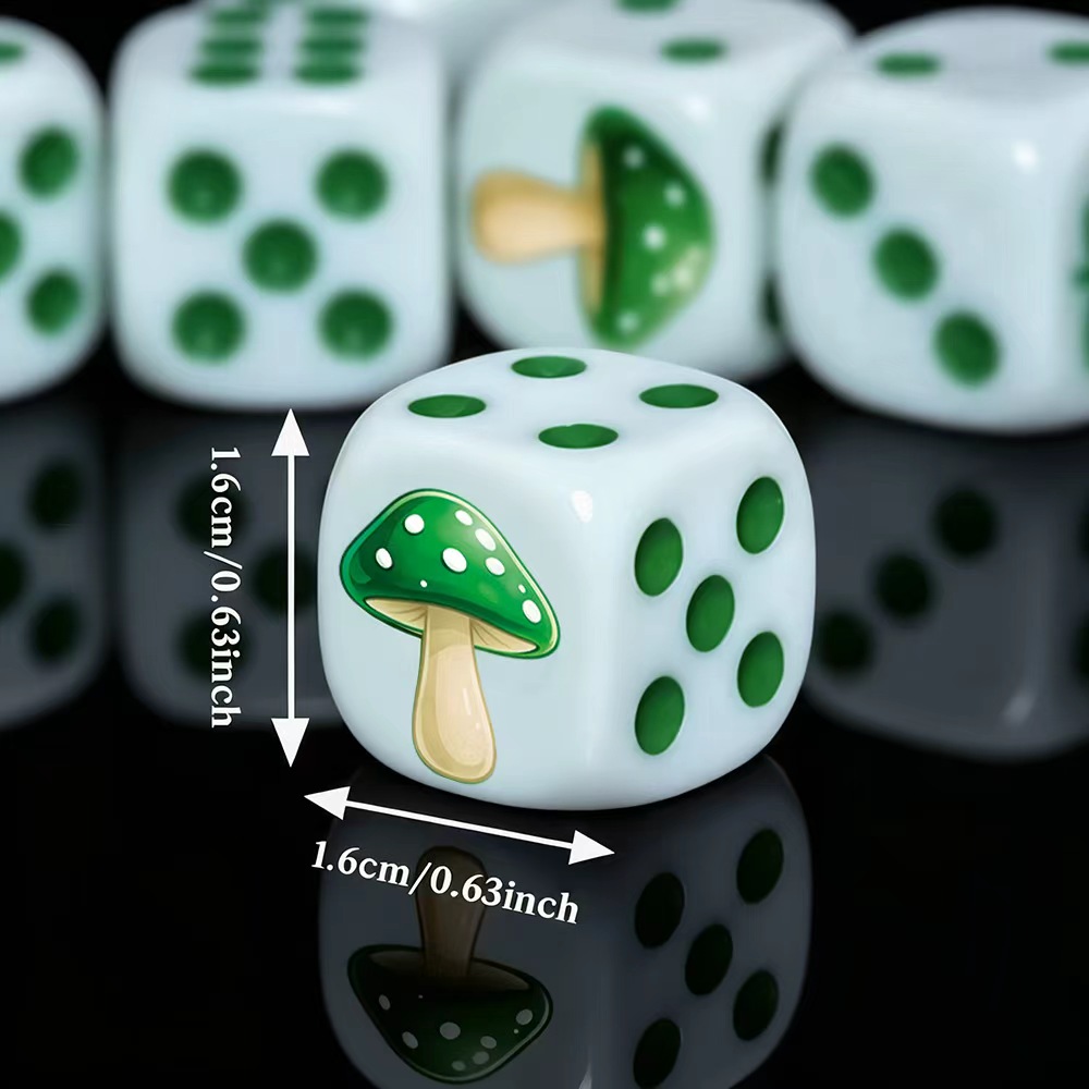 مجموعة من 6 قطع من نرد D6 على  - مراجعة Board Game Dnd وسعره