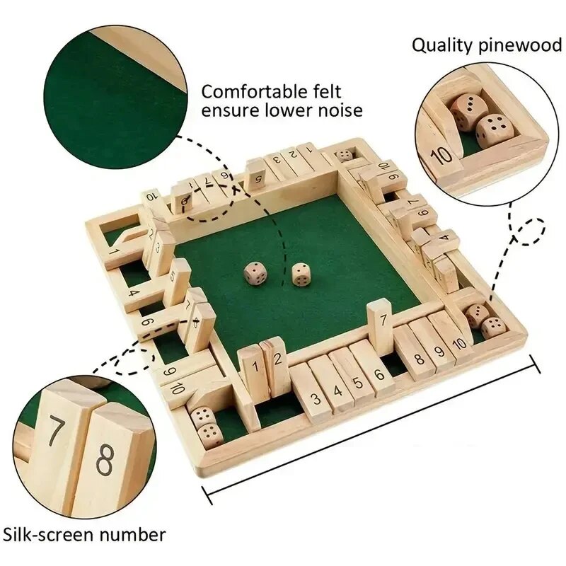 مجموعة ألعاب لوحية فاخرة بأربع - مراجعة Board Game Dnd وسعره